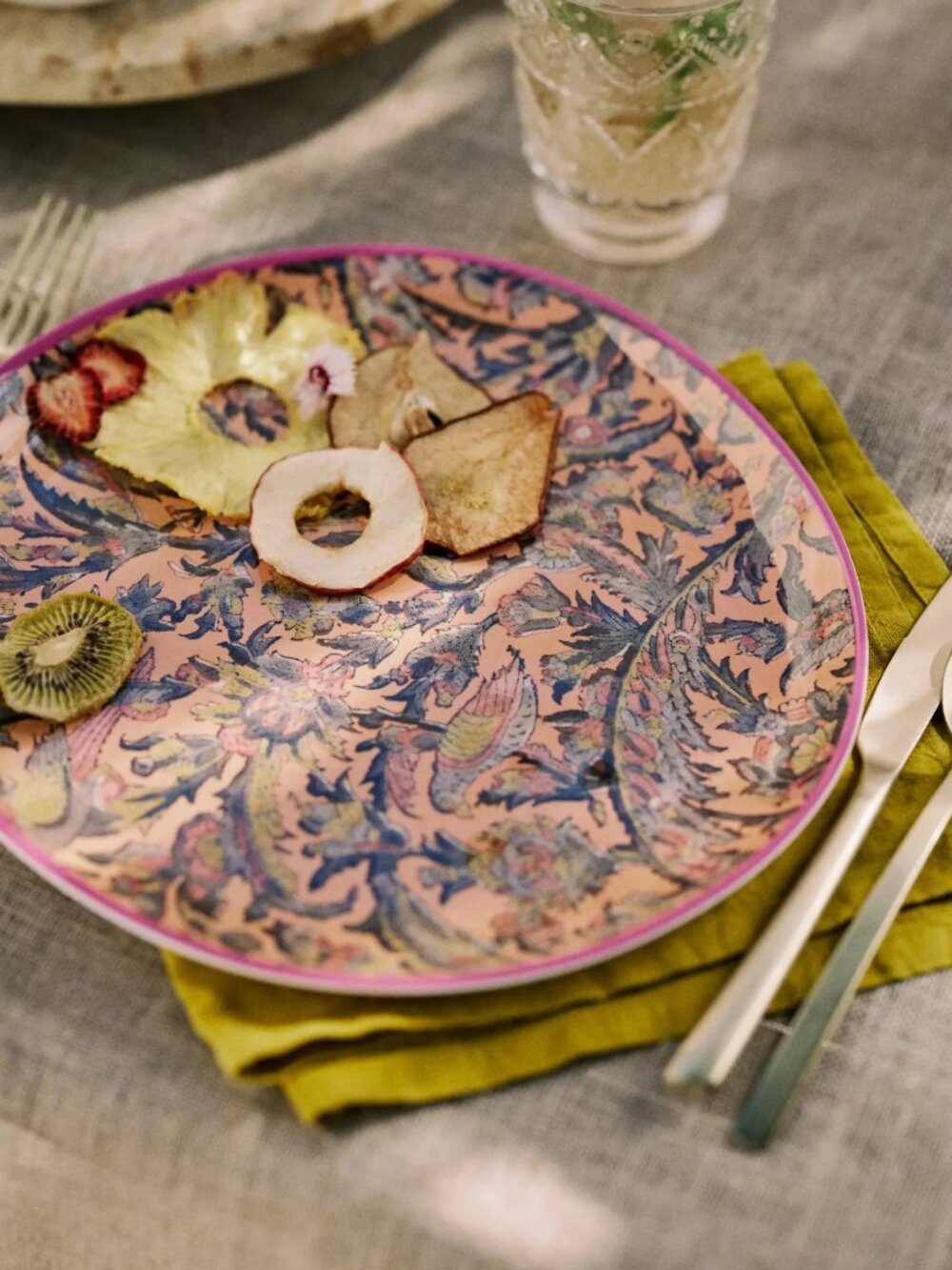 3 x Anthropologie Tangier Oasis Melamine Side Plates New